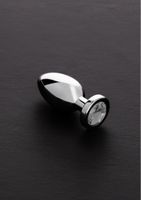 Jeweled Butt Plug CUBIC ZIRCON - Small - thumbnail