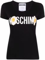 Moschino t-shirt à logo imprimé - Noir