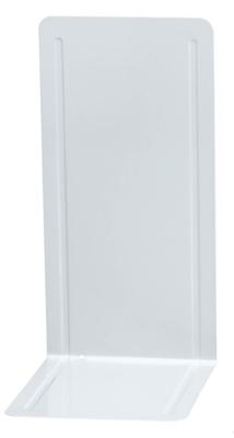 MAUL ordner- boekensteun metaal 24X12x24cm set van 2 stuks wit