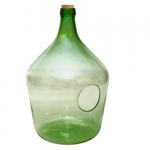 Open terrarium fles XL 15L 30x30x46 cm groen