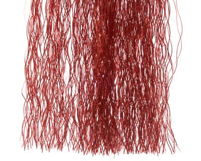 Lametta vinyl l50h40 cm rood/laser - Decoris
