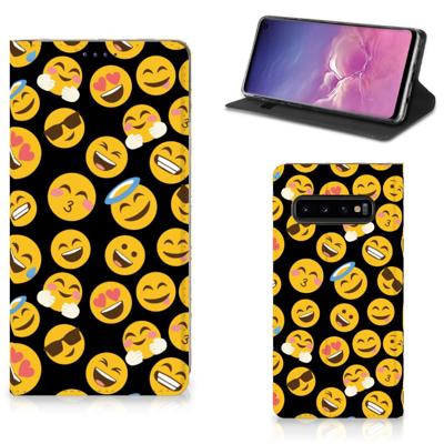 Samsung Galaxy S10 | Hoesje met Magneet | Emoji