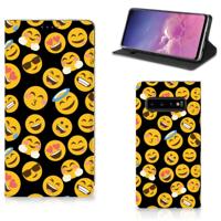 Samsung Galaxy S10 | Hoesje met Magneet | Emoji