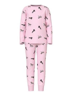 Name it winter pyjama meisjes - roze - NkfNightset