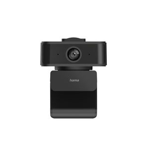 Hama PC-webcam C-650 Face Tracking, 1080p, USB-C, voor videochat/vergaderen Webcam Zwart
