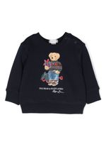 POLO RALPH LAUREN KIDS sweat à imprimé Polo Bear - Bleu - thumbnail