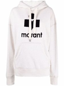 MARANT ÉTOILE hoodie Mansel à logo imprimé - Tons neutres