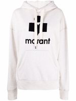 MARANT ÉTOILE hoodie Mansel à logo imprimé - Tons neutres