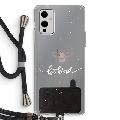 Be(e) kind: OnePlus 9 Transparant Hoesje met koord