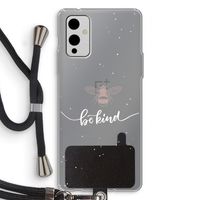 Be(e) kind: OnePlus 9 Transparant Hoesje met koord