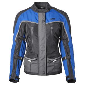 GMS Twister Neo WP Lady, Textiel motorjas dames, Zwart Blauw