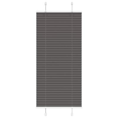 Pliss rolgordijn 60x100 cm stofbreedte 59,4 cm polyester zwart
