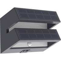 ECO-Light LED-Solar-Aussenwandl. mit BWM BARLO 6915501335 Wandlamp op zonne-energie LED 8.2 W Antraciet ECO-Light LED-Solar-Aussenwandl. mit BWM BARLO 6915501335 Wandlamp op zonne-energie LED 8.2 W Antraciet