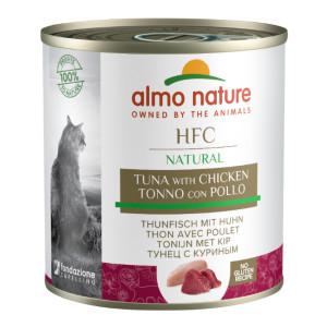 Almo Nature HFC Natural tonijn en kip natvoer kat (280 g) 12 x 280 g