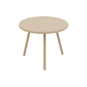 Goossens Tafel Brad in Poedercoating khaki