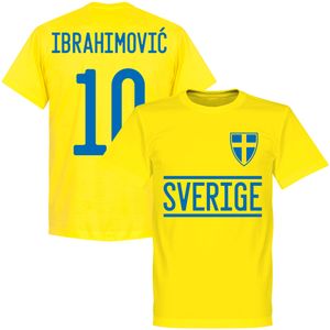Zweden Ibrahimovic Team T-Shirt 2020-2021