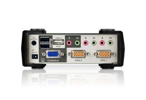 ATEN KVM switch PS2/USB/VGA/audio 2-port CS1732B