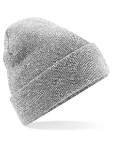 Beechfield CB45 Original Cuffed Beanie - Heather Grey - One Size