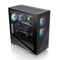 Thermaltake Divider 370 TG Midi Tower Zwart - thumbnail