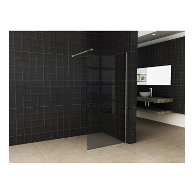 Glasplaat Wiesbaden Slim | 90x200 cm | Nano | Rookglas