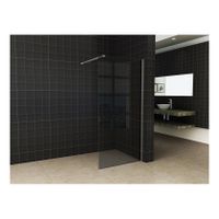 Wiesbaden Thinline inloopdouche rookglas 90x200 cm