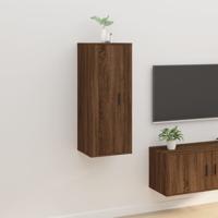 Tv-wandmeubel 40x34,5x100 cm bruin eikenkleur - thumbnail