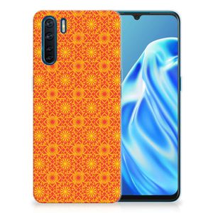 OPPO A91 TPU bumper Batik Oranje