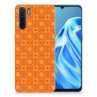 OPPO A91 TPU bumper Batik Oranje