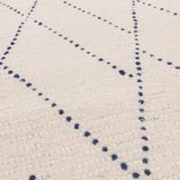 Easy Living - Vloerkleed Nepal Boho Cream/Blue Linear Rug -