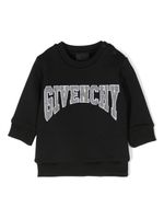 Givenchy Kids logo-appliqué jersey sweatshirt - Noir