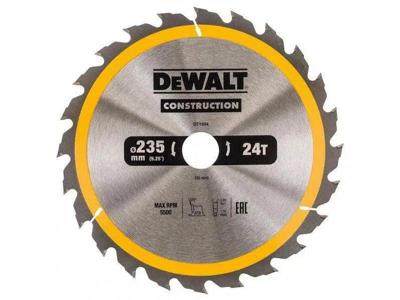 DeWALT Cirkelzaagblad voor Hout | Construction | Ø 235mm Asgat 30mm 24T - DT1954-QZ