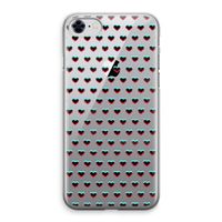 Hartjes: iPhone 8 Transparant Hoesje