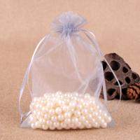 100 PCS geschenk zakken sieraden organza zakje bruiloft verjaardag partij drawable zakjes Gift Bag grootte: 20x30cm (grijs)