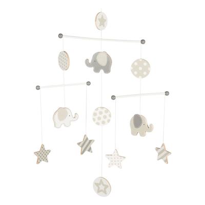 Goki houten baby mobiel olifant en sterren