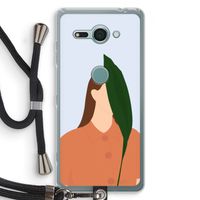 Leaf: Sony Xperia XZ2 Compact Transparant Hoesje met koord Leaf: Sony Xperia XZ2 Compact Transparant Hoesje met koord