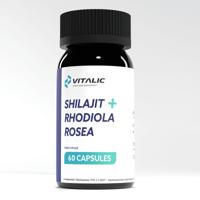 PrimaVie Shilajit (500mg) & Rhodiola Rosea (600mg) - Vitalic