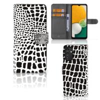Samsung Galaxy A14 4G | Telefoonhoesje | Met pasjeshouder | Slangenprint