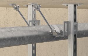 Fischer 71269 bevestigingsframe voor loodgieterswerk Steun