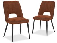 Set van stoelen PORTILLO koper - thumbnail