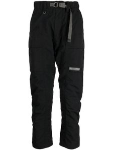 CHOCOOLATE pantalon droit ceinturé à poches cargo - Noir