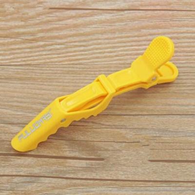 20 stuks professionele Alligator vorm Hair clip vrouwen plastic haarspeld haarspelden Bow hoofdband meisjes styling tools (10 stuks geel)