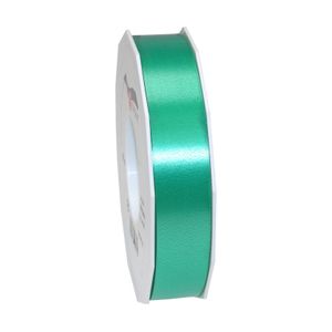 1x XL hobby/decoratie turquoise satijnen sierlinten 2,5 cm/25 mm x 91 meter