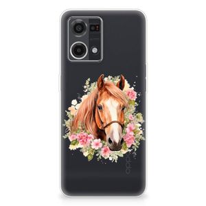 TPU Hoesje voor OPPO Reno7 4G Paard