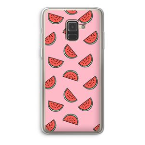 Watermeloen: Samsung Galaxy A8 (2018) Transparant Hoesje