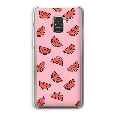 Watermeloen: Samsung Galaxy A8 (2018) Transparant Hoesje