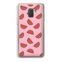 Watermeloen: Samsung Galaxy A8 (2018) Transparant Hoesje