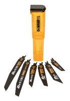 DeWalt Accessoires 6-delige set 2X BiM reciprozaagbladen (1x DT2300L-QZ, 1x DT2307L-QZ, 1x DT2315L-QZ, 1x DT2301L-QZ, 1x DT2308L-QZ, 1x DT2407L-QZ) -