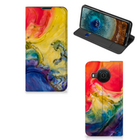 Bookcase Nokia X20 | X10 Watercolor Dark - thumbnail