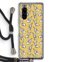 Haas: Sony Xperia 5 Transparant Hoesje met koord