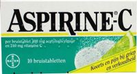 Bruistablet 400mg acetylsalicylzuur en 240mg vit C